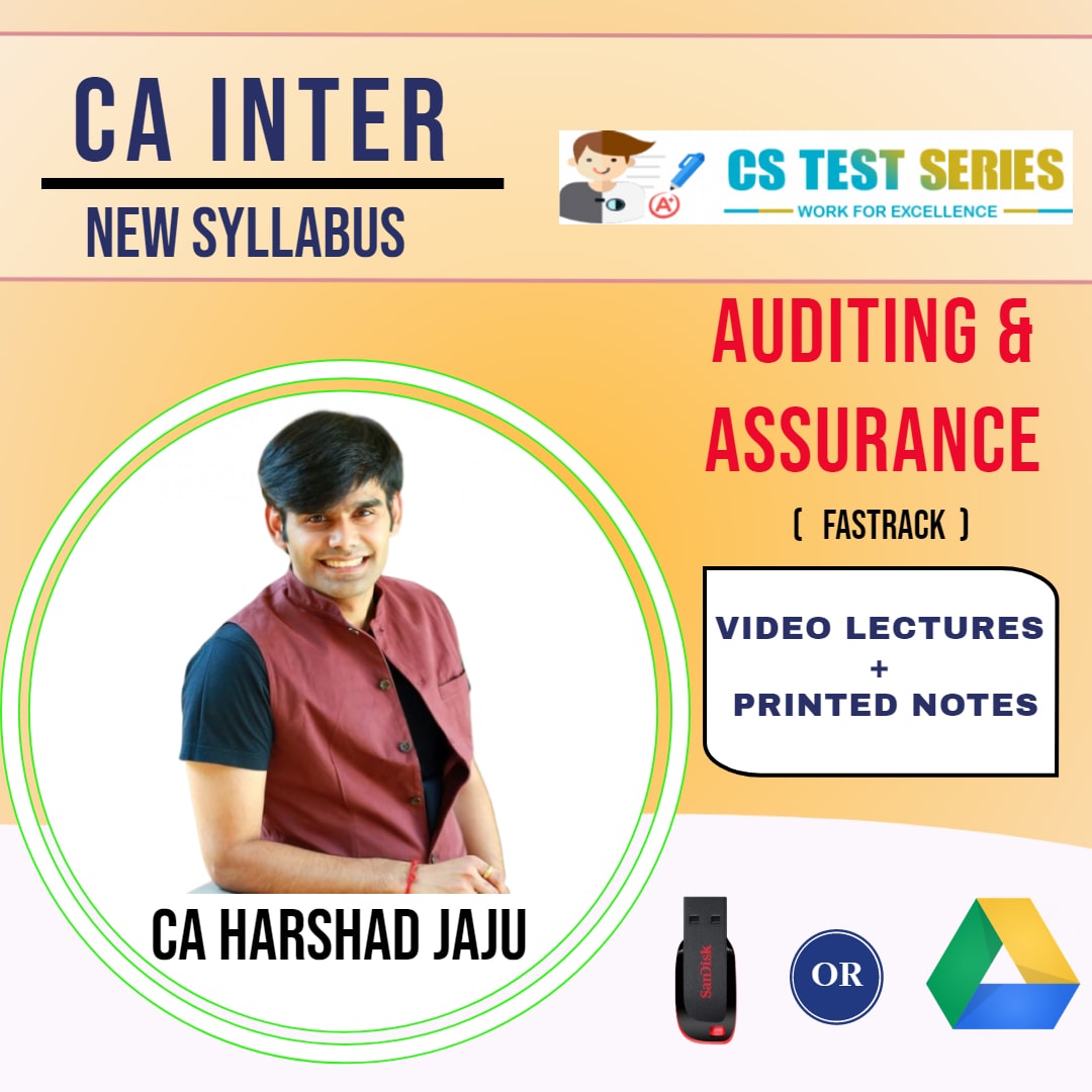 CA INTERMEDIATE GROUP II Auditing and Assurance Fastrack Lectures By CA HARSHAD JAJU